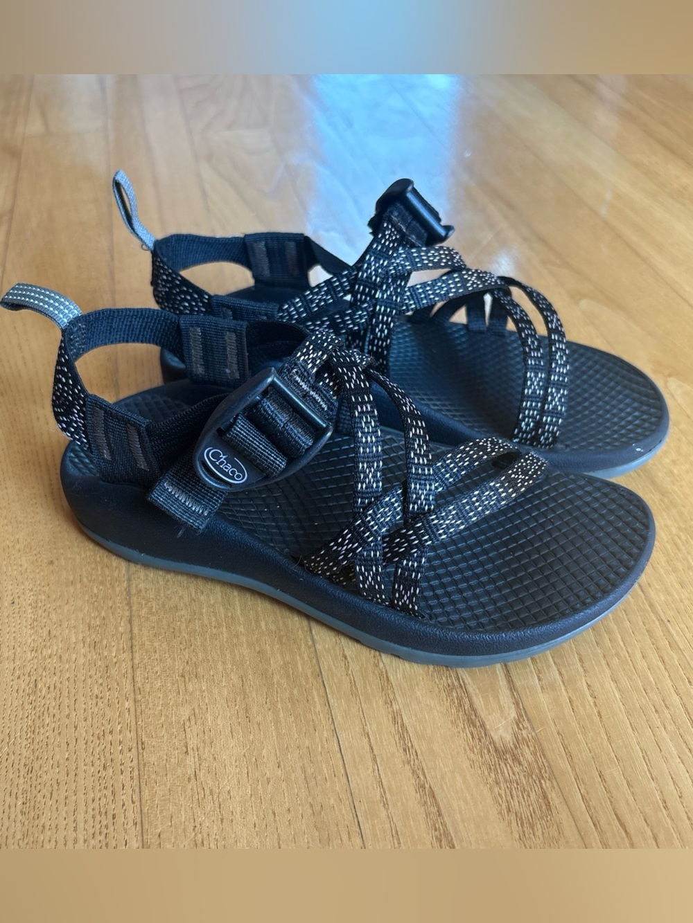 Chaco ZX1 Classic Sandals Ecotread Black Pink White Kids Toddler Girls US Sz 13